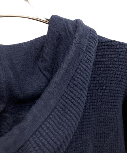 DIESEL（ディーゼル）DIESEL (ディーゼル) ワッフルジップパーカー ネイビー サイズ:XLの古着・服飾アイテム