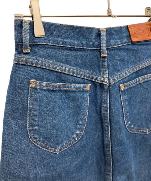 POLO RALPH LAUREN（ポロ・ラルフローレン）POLO RALPH LAUREN (ポロ・ラルフローレン) デニムスカート ブルー サイズ:68.5cm (W27)の古着・服飾アイテム