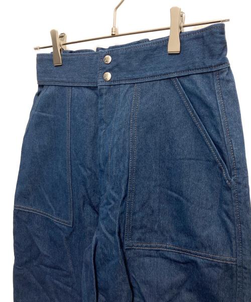 THE RERACS（ザ リラクス）THE RERACS (ザ リラクス) クロップドデニムパンツ ブルー サイズ:36の古着・服飾アイテム