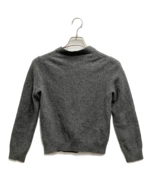 PLAY COMME des GARCONS（プレイコムデギャルソン）PLAY COMME des GARCONS (プレイコムデギャルソン) ハートワッペンカーディガン グレー サイズ:Sの古着・服飾アイテム