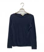 JOHN SMEDLEYジョンスメドレー）の古着「ボートネックニット」｜ネイビー