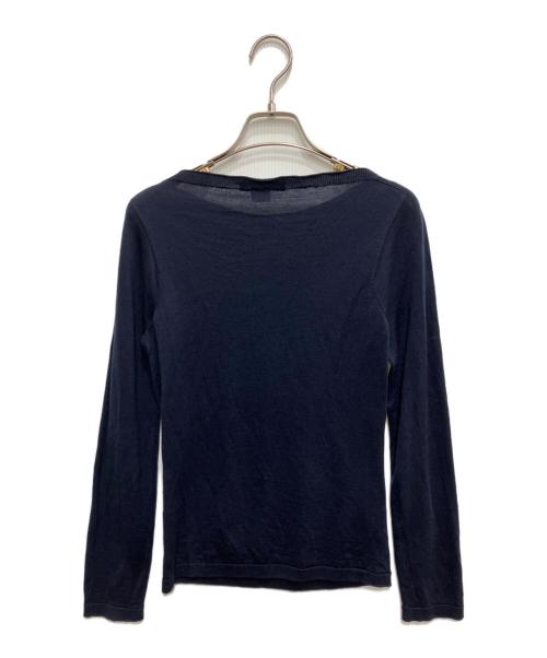 JOHN SMEDLEY（ジョンスメドレー）JOHN SMEDLEY (ジョンスメドレー) ボートネックニット ネイビー サイズ:XSの古着・服飾アイテム