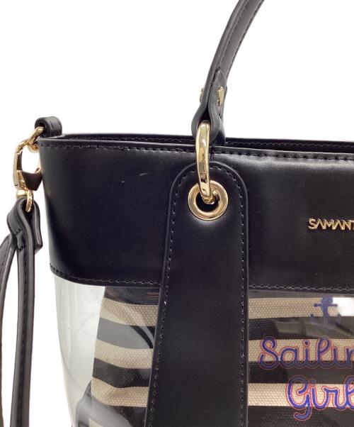 Samantha Vega（サマンサベガ）Samantha Vega (サマンサベガ) 2WAYバッグ ブラック×クリアの古着・服飾アイテム