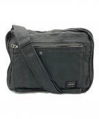 PORTERポーター）の古着「リップストップショルダーバッグ」｜ブラック