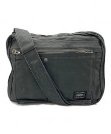 PORTER（ポーター）の古着「リップストップショルダーバッグ」｜ブラック