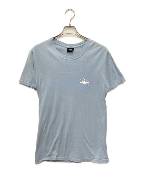 stussy（ステューシー）stussy (ステューシー) ロゴプリントTシャツ スカイブルー サイズ:Sの古着・服飾アイテム