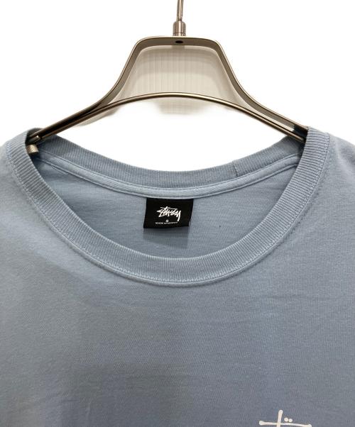 stussy（ステューシー）stussy (ステューシー) ロゴプリントTシャツ スカイブルー サイズ:Sの古着・服飾アイテム