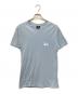 stussy（ステューシー）の古着「ロゴプリントTシャツ」｜スカイブルー