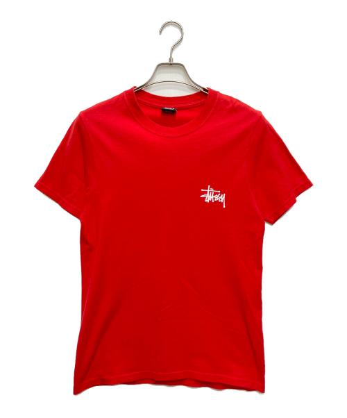 stussy（ステューシー）stussy (ステューシー) ロゴプリントTシャツ レッド サイズ:Sの古着・服飾アイテム