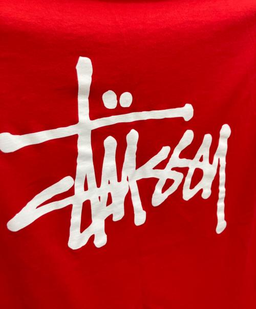 stussy（ステューシー）stussy (ステューシー) ロゴプリントTシャツ レッド サイズ:Sの古着・服飾アイテム