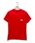 stussy（ステューシー）の古着「ロゴプリントTシャツ」｜レッド