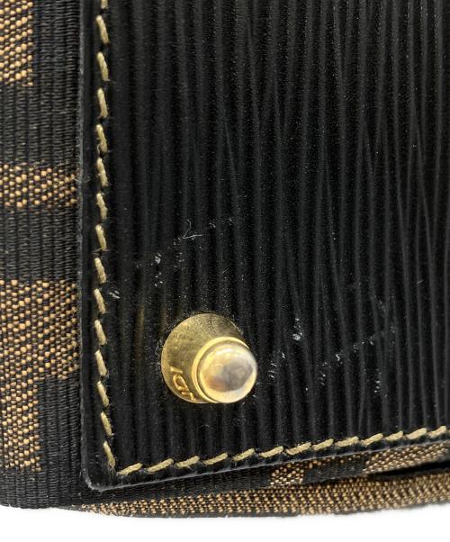 FENDI（フェンディ）FENDI (フェンディ) ズッカ柄2WAYショルダーバッグ+ショルダーストラップセット ブラウンの古着・服飾アイテム