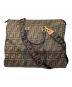 FENDI（フェンディ）の古着「ズッカ柄2WAYショルダーバッグ」｜ブラウン