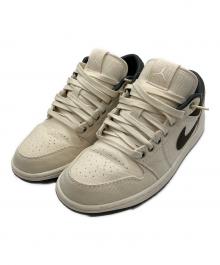 NIKE（ナイキ）の古着「Air Jordan 1 Low PRM（エアジョーダン1ロープレミアム）」｜アイボリー
