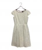 TOCCAトッカ）の古着「CHIFFON TWEED ドレス」｜ホワイト
