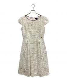 TOCCA（トッカ）の古着「CHIFFON TWEED ドレス」｜ホワイト