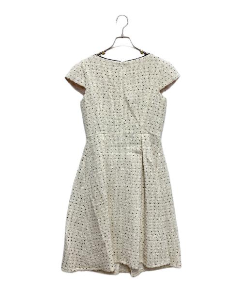 TOCCA（トッカ）TOCCA (トッカ) CHIFFON TWEED ドレス ホワイト サイズ:4の古着・服飾アイテム
