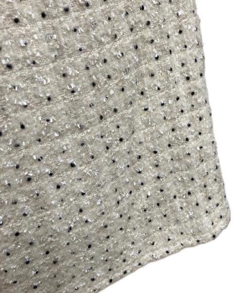 TOCCA（トッカ）TOCCA (トッカ) CHIFFON TWEED ドレス ホワイト サイズ:4の古着・服飾アイテム