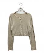 FOXEYフォクシー）の古着「ウールカーディガン」｜アイボリー