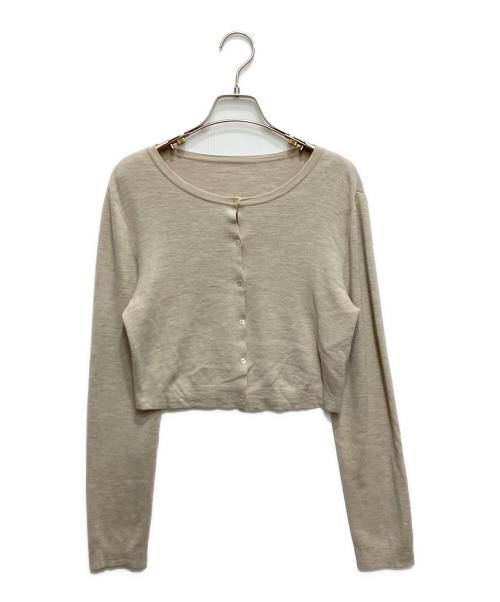 FOXEY（フォクシー）FOXEY (フォクシー) ウールカーディガン アイボリー サイズ:42の古着・服飾アイテム