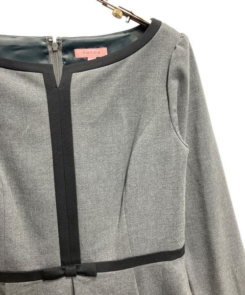 TOCCA（トッカ）TOCCA (トッカ) NUMBER ドレス グレー サイズ:2の古着・服飾アイテム
