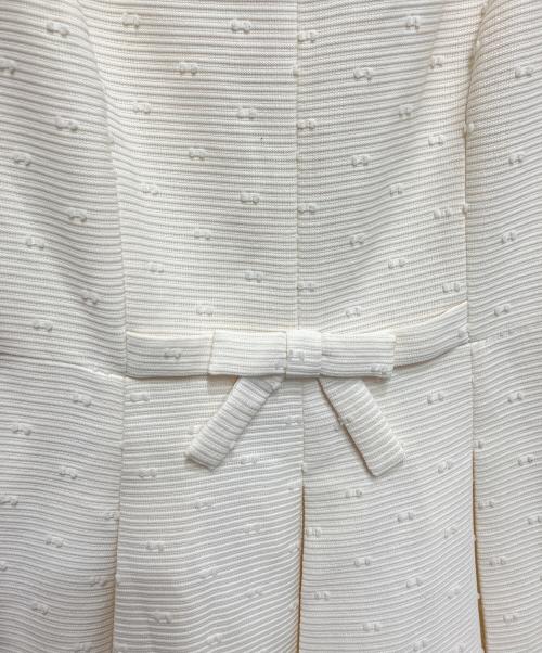 TOCCA（トッカ）TOCCA (トッカ) ノースリーブリボンワンピース アイボリー サイズ:6の古着・服飾アイテム