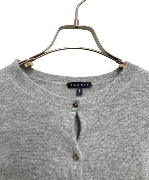 theory（セオリー）theory (セオリー) カシミヤカーディガン グレー サイズ:Sの古着・服飾アイテム