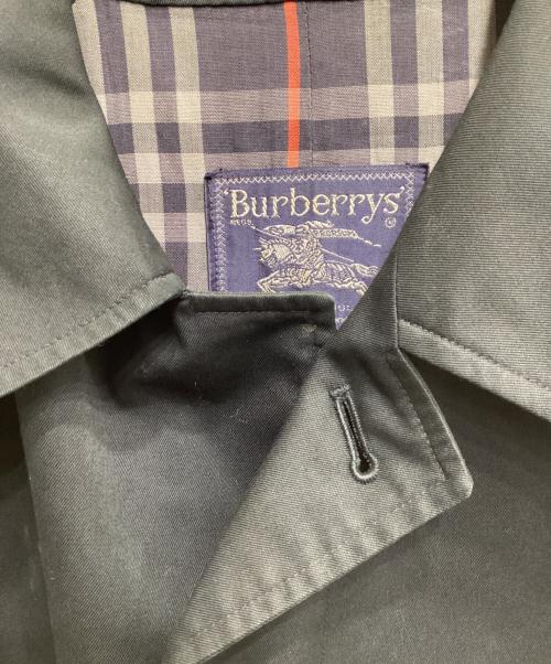 Burberry's（バーバリーズ）Burberry's (バーバリーズ) ステンカラーコート ブラック サイズ:表記なしの古着・服飾アイテム