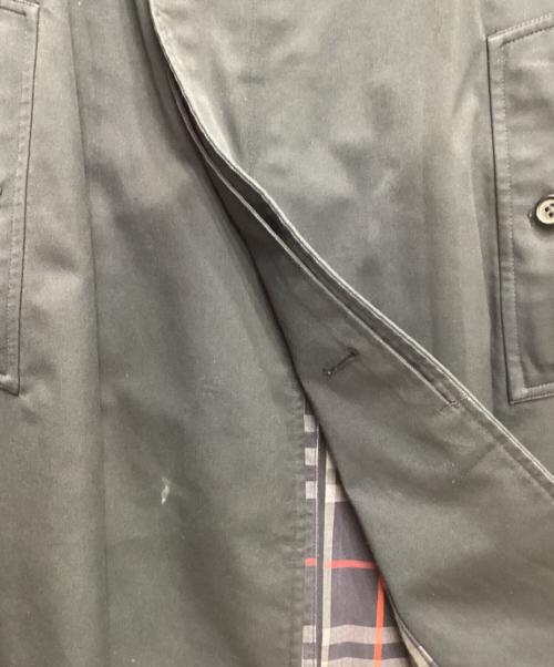 Burberry's（バーバリーズ）Burberry's (バーバリーズ) ステンカラーコート ブラック サイズ:表記なしの古着・服飾アイテム