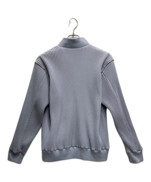 HOMME PLISSE ISSEY MIYAKE（オム プリッセ イッセイ ミヤケ）HOMME PLISSE ISSEY MIYAKE (オム プリッセ イッセイ ミヤケ) プリーツブルゾン ブルー サイズ:2の古着・服飾アイテム