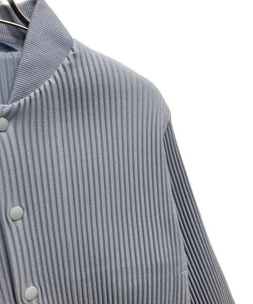 HOMME PLISSE ISSEY MIYAKE（オム プリッセ イッセイ ミヤケ）HOMME PLISSE ISSEY MIYAKE (オム プリッセ イッセイ ミヤケ) プリーツブルゾン ブルー サイズ:2の古着・服飾アイテム