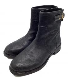 TORY BURCH（トリーバーチ）の古着「レザーブーツ」｜ブラック