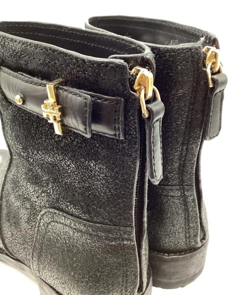 TORY BURCH（トリーバーチ）TORY BURCH (トリーバーチ) レザーブーツ ブラック サイズ:8Ｍの古着・服飾アイテム