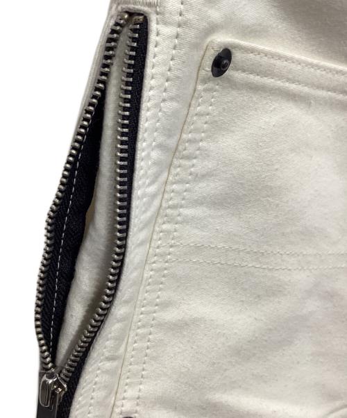 Richardson（リチャードソン）Richardson (リチャードソン) ニーパッチワークパンツ ホワイト サイズ:XSの古着・服飾アイテム