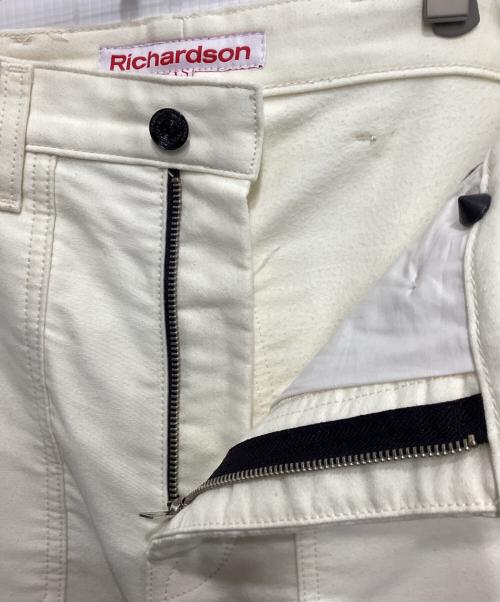 Richardson（リチャードソン）Richardson (リチャードソン) ニーパッチワークパンツ ホワイト サイズ:XSの古着・服飾アイテム