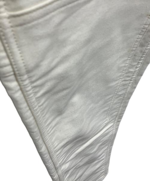 Richardson（リチャードソン）Richardson (リチャードソン) ニーパッチワークパンツ ホワイト サイズ:XSの古着・服飾アイテム