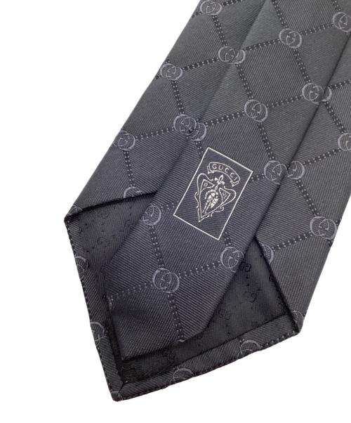 GUCCI（グッチ）GUCCI (グッチ) CGロゴシルクネクタイ ブラック サイズ:不明の古着・服飾アイテム
