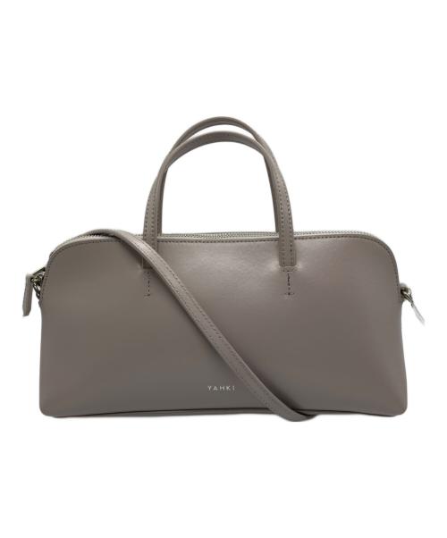 YAHKI（ヤーキ）YAHKI (ヤーキ) 横長クロスボディバッグ グレージュの古着・服飾アイテム