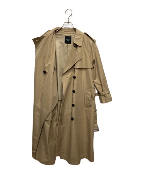 N.O.R.C（ノーク）N.O.R.C (ノーク) ロングオーバーサイズトレンチコート ベージュ サイズ:1の古着・服飾アイテム