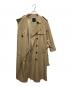 中古・古着 N.O.R.C (ノーク) ロングオーバーサイズトレンチコート ベージュ サイズ:1：5000円