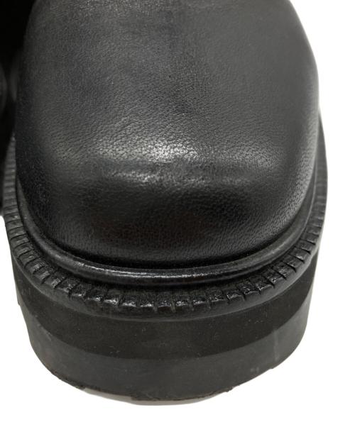 JIMMY CHOO（ジミーチュウ）JIMMY CHOO (ジミーチュウ) BAYU FLATブーツ ブラック サイズ:38の古着・服飾アイテム