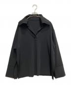 R'IAMリアム）の古着「Jarsey シャツ/ジャージーシャツ」｜ブラック