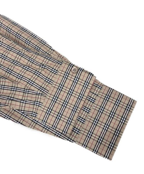 BURBERRY LONDON（バーバリーロンドン）BURBERRY LONDON (バーバリーロンドン) ノヴァチェックシャツ ブラウン サイズ:XL 未使用品の古着・服飾アイテム