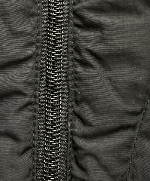 MONCLER（モンクレール）MONCLER (モンクレール) tissu material stoff tessutoジャケット ブラックの古着・服飾アイテム