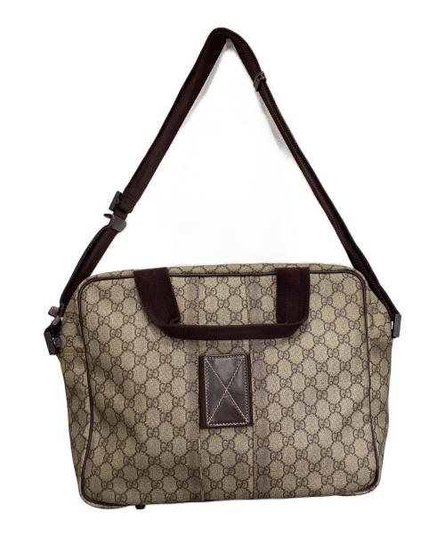 GUCCI（グッチ）GUCCI (グッチ) インターロッキングG 2WAYショルダーバッグ ベージュの古着・服飾アイテム