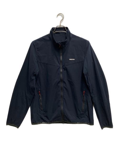 BRIEFING（ブリーフィング）BRIEFING (ブリーフィング) ロゴダブルジップブルゾン ネイビー サイズ:Mの古着・服飾アイテム