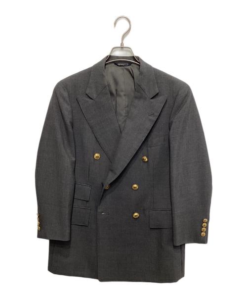 POLO RALPH LAUREN（ポロ・ラルフローレン）POLO RALPH LAUREN (ポロ・ラルフローレン) 金ボタンダブルジャケット グレー サイズ:94AB4の古着・服飾アイテム