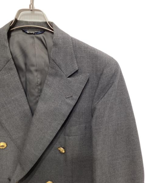 POLO RALPH LAUREN（ポロ・ラルフローレン）POLO RALPH LAUREN (ポロ・ラルフローレン) 金ボタンダブルジャケット グレー サイズ:94AB4の古着・服飾アイテム