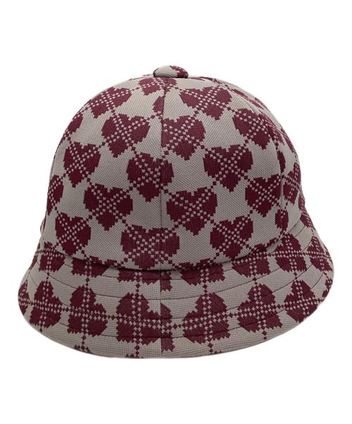 Needles（ニードルズ）Needles (ニードルズ) バミューダハット グレー×レッド サイズ:Mの古着・服飾アイテム