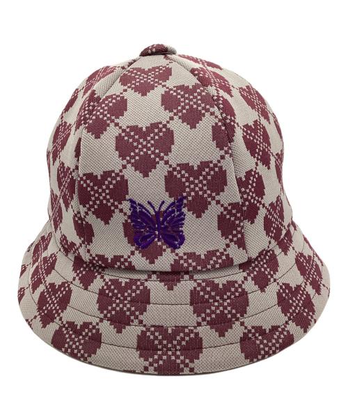 Needles（ニードルズ）Needles (ニードルズ) バミューダハット グレー×レッド サイズ:Mの古着・服飾アイテム